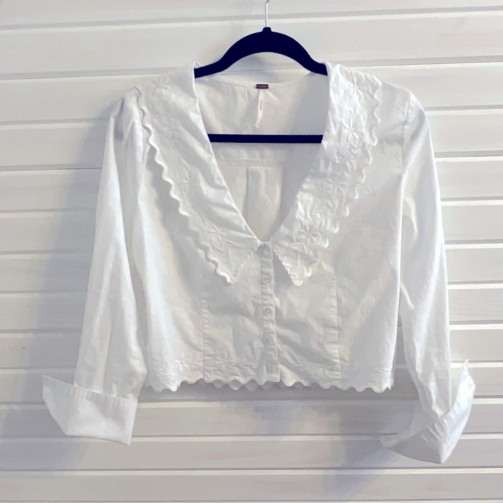 Free People button up/down top